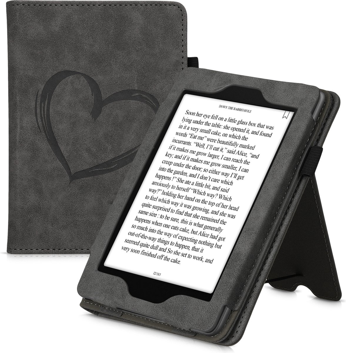 kwmobile Étui Compatible avec Kobo Aura Edition 1 Coque - Étui à Rabat  magnétique Tablette eReader Similicuir - Or Rose