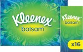Kleenex zakdoekjes - Balsam - Voordeelbox - 16 pakjes x 10 stuks - 160 zakdoekjes