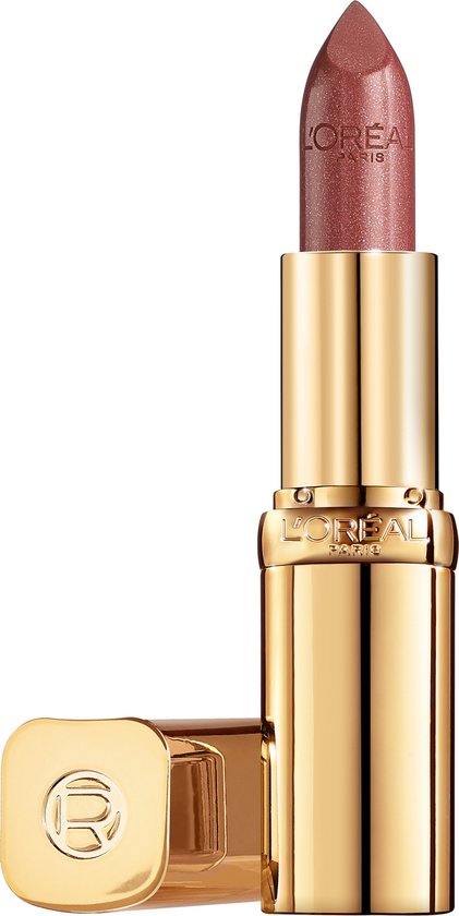 L’oréal paris color riche satin lipstick - verzorgende, lippenstift verrijkt met arganolie - 362 cappucino crystal- rood - 4,54 gr