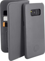 Serenity 2 in 1 Leather Wallet Case Samsung Galaxy S8 Discrete Grey