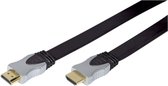HDMI 1.3b Kabel - Full HD 60Hz - Plat - 3 meter - Zwart