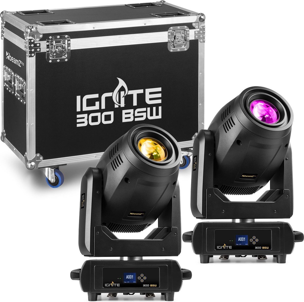 BeamZ Pro IGNITE300LED Lyre LED RGB 