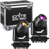 Lyre BeamZ - IGNITE300LED - Set de 2 lyres LED en flight case - 300W