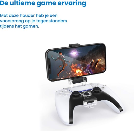 Support de téléphone universel pour manette PS4 - Smartphone Playstation  Clamp Transparent