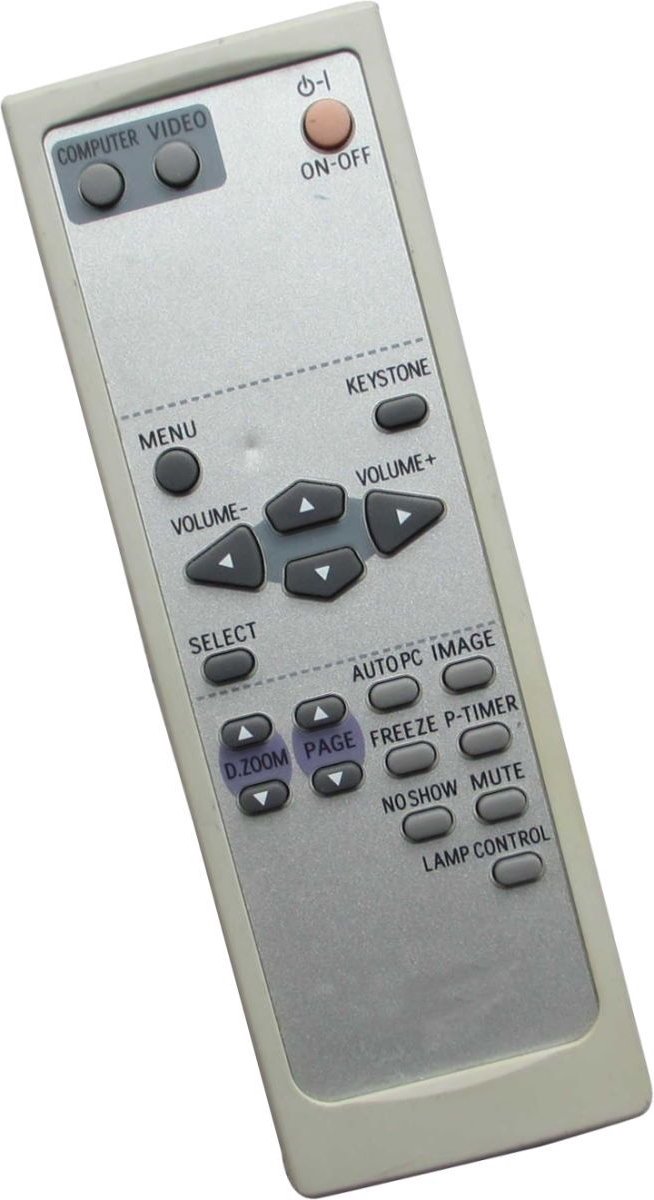 Afstandsbediening geschikt voor de SANYO PLC-XW50 beamer, vervangt CXWF / 645 090 9498