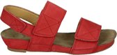 Ca'Shott 61200503 - Platte sandalenDames Sandalen - Kleur: Rood - Maat: 40