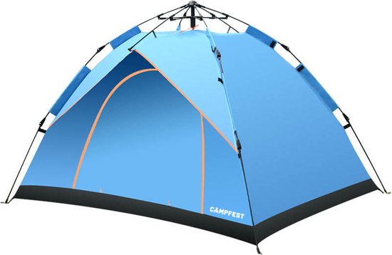 Campfest - Luchtbed - Slaapzak - Tent - Eenpersoons - Kamperen - Festival camping - Kampeerset - 3-delig van Merkloos — afbeelding 4