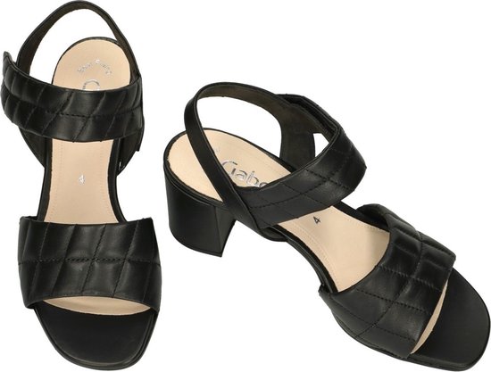 Gabor -Dames - zwart - sandalen - maat 40