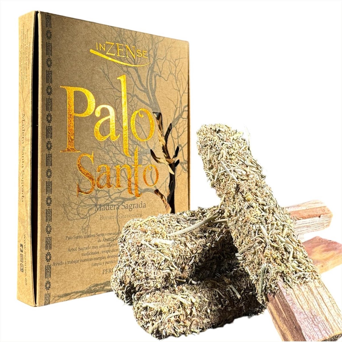 Natuurlijk Palo Santo Wierook voor Energieruiming - 4 Stuks