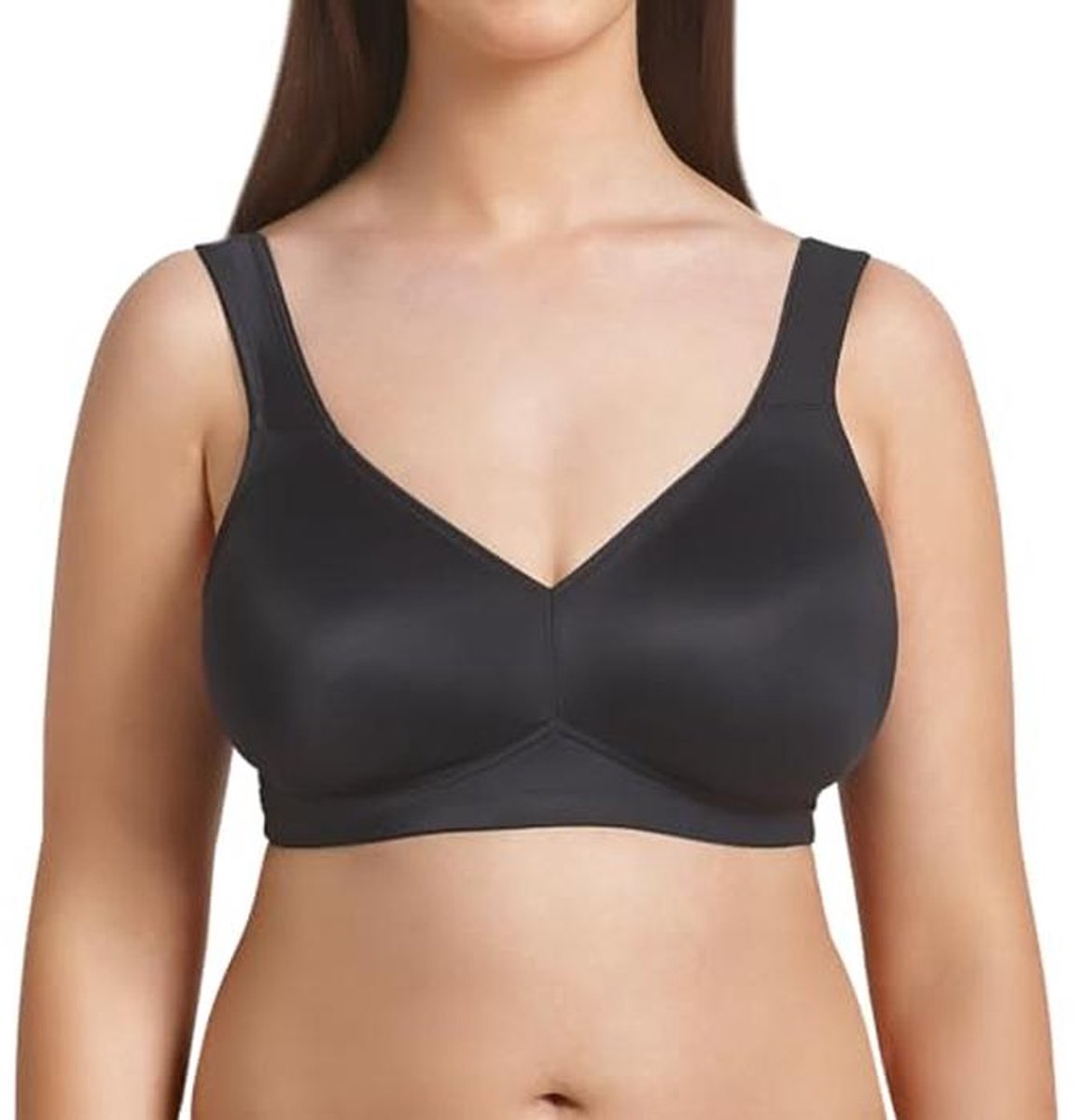 Voorgevormde dames BH met ademende microvezel en verstelbare rug