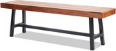 VEVOR Tuinbank 160CM Hout 227KG Parkterras Parkbank 3 Zits