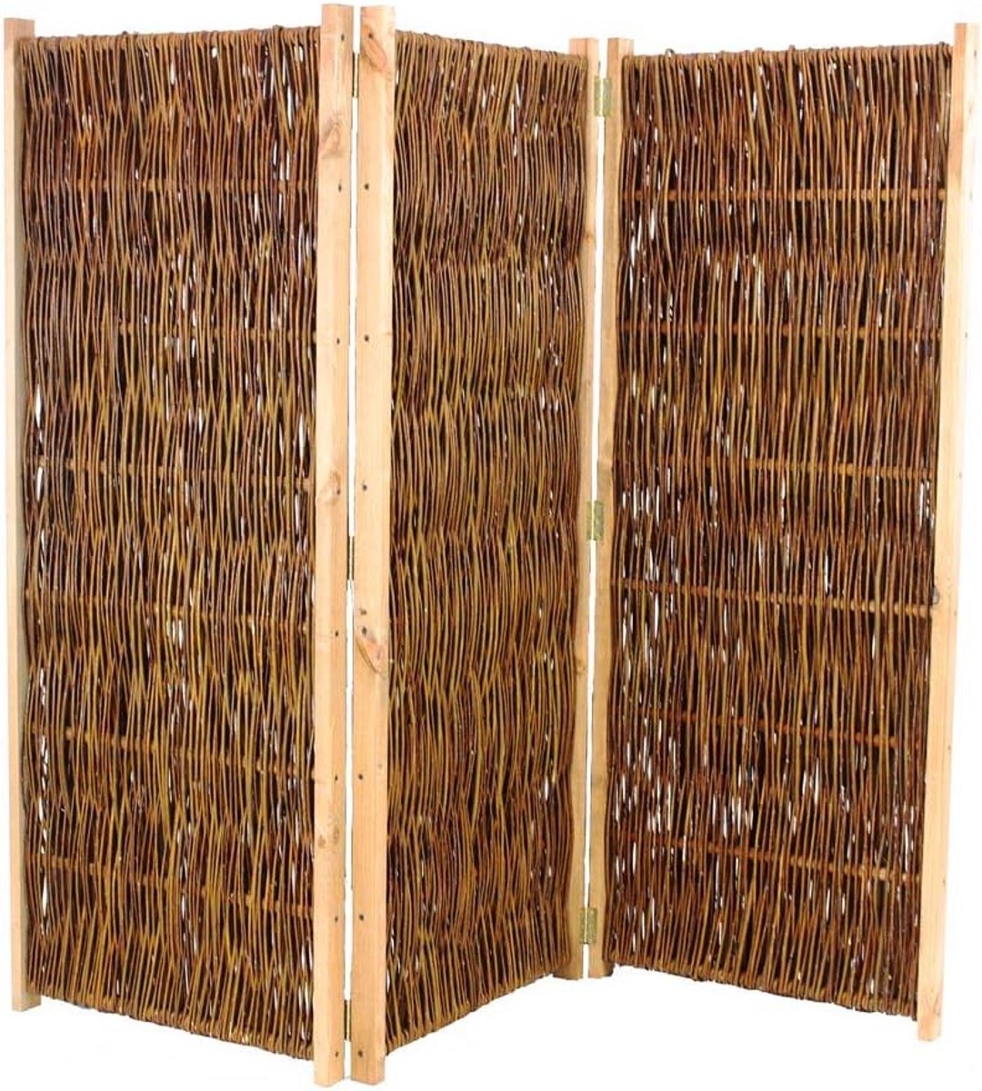 Mobiele scheidingswand 3-delig - Inkijkbescherming en ruimteverdeler 180 cm x 180 cm