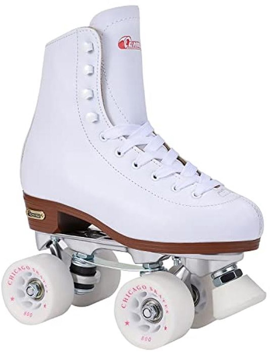 Deluxe Leren Gevoerde Rink Skate voor Dames