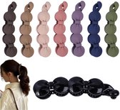 8 Stuks - Bananenhaarclips - Bananenclips - Haarklem - Bananenklem - Paardenstaart haarclip - Bananen klem - Haarknip - Haarclip - Haarspeld - Haarknip - Anti Slip - Haaraccessoires voor dik of dun haar - Voor dames en meisjes - Boogstijl - 11x3CM
