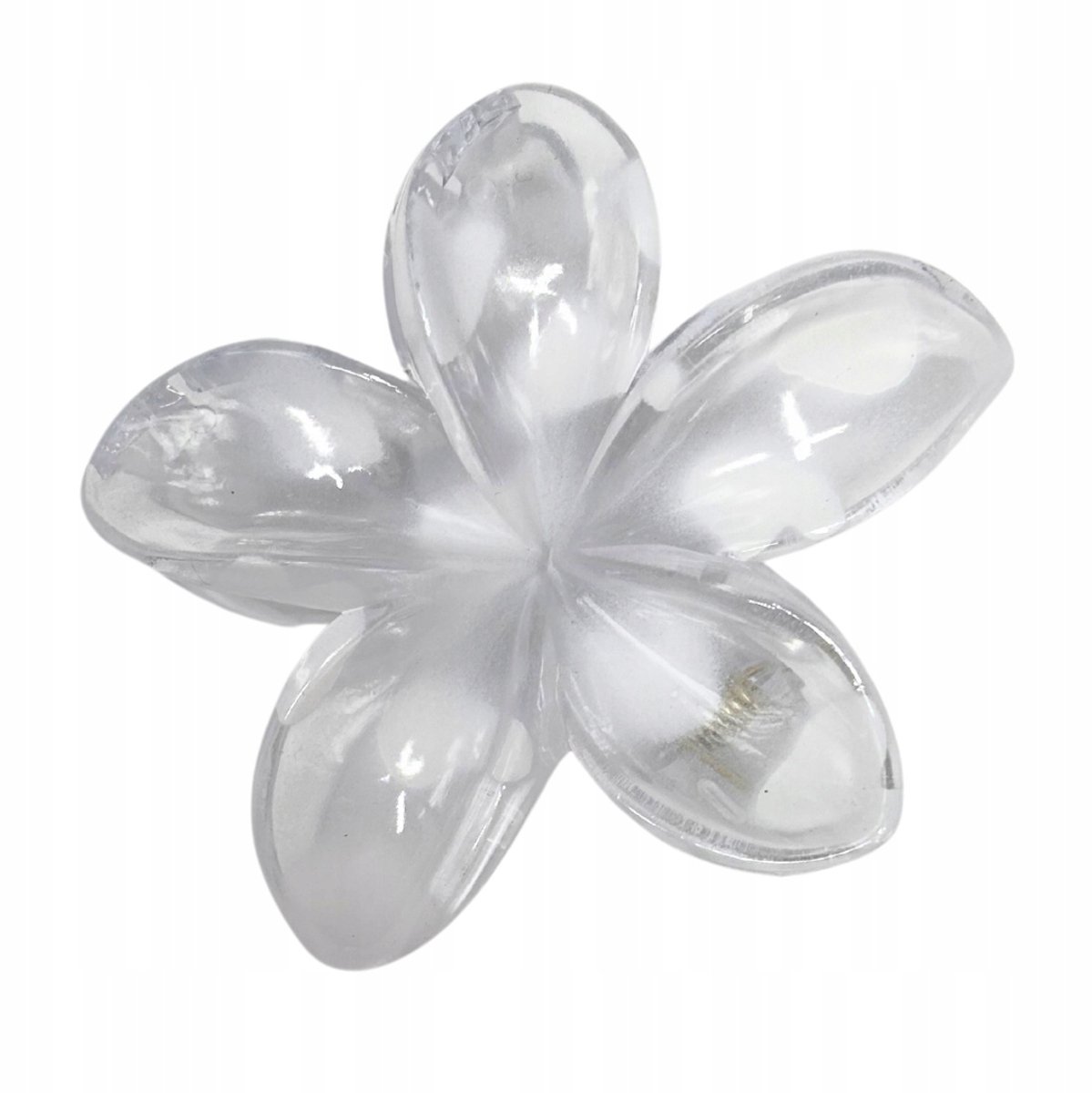 Elegante transparant witte haarclip 8CM