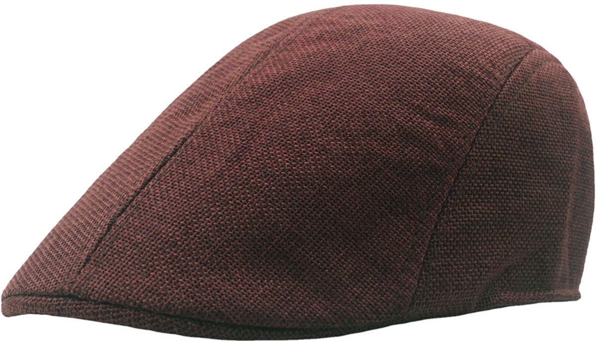 Krantenjongenspet, babybaret, retro unisex geruite herenpet met zachte, platte bovenkant.