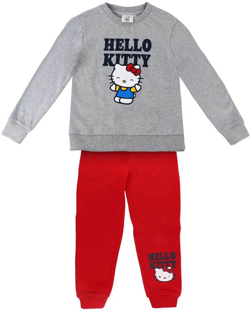 Cerda Group Hello Kitty Trainingspak Grijs 10 Years Meisjes
