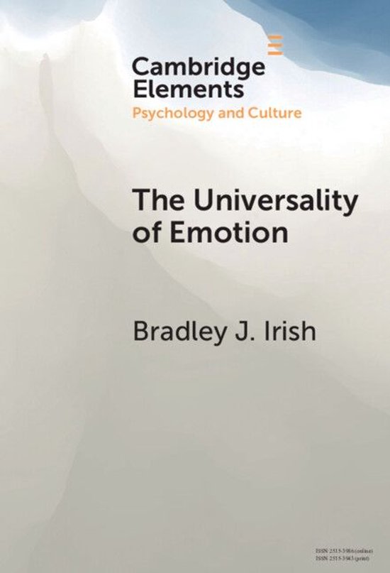 Elements in Psychology and Culture - The Universality of Emo ... - cover