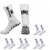 5 Paar Gripsokken - Gripsokken voetbal - Grip socks - Sportsokken - Basketbal sokken - Antislip sokke – Fitness - Basketbal sokken, Voetbal, Hardlopen - LOUZIR