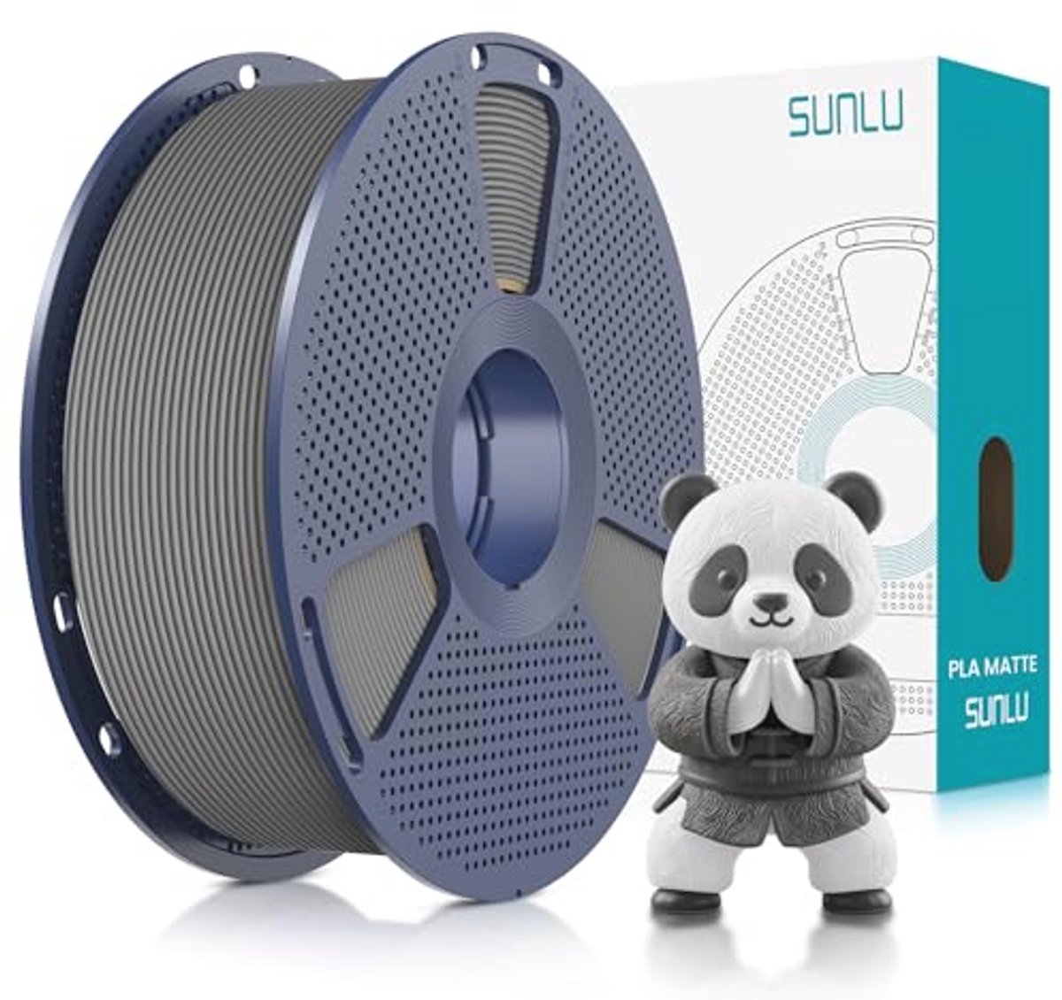 Matte PLA Filament 1.75mm voor FDM 3D Printers - 1kg Rolle
