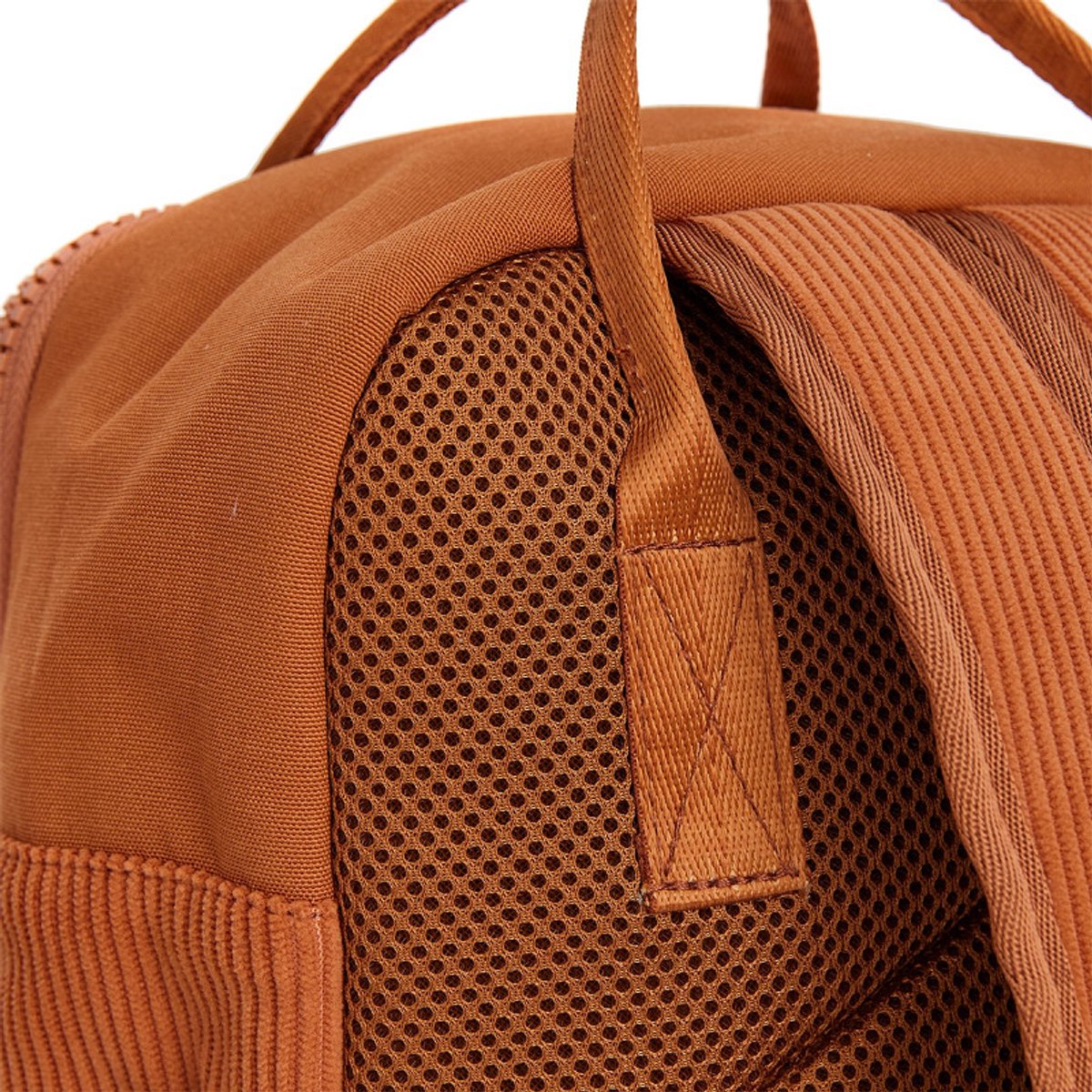 New Rebels Ribbi Juno Handel Backpack mini – Ribstof 900D Polyester 13L Lichtgewicht & Comfortabel – 23x10x31 cm – Dames & Heren Rugzak Coffee Brown – foto 5