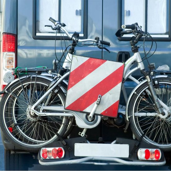 Markeringsbord 2-in-1 voor Italië, Spanje & Portugal - Reflecterend Dubbelzijdig Waarschuwingsbord - 50x50 cm - Inclusief 4 Bevestigingssets van ProPlus — afbeelding 5