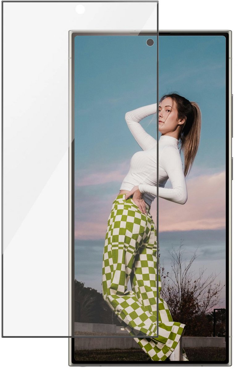 Faironics Screenprotector geschikt voor Samsung S21 FE - Clear HD Full Curved Edge Tempered Glass