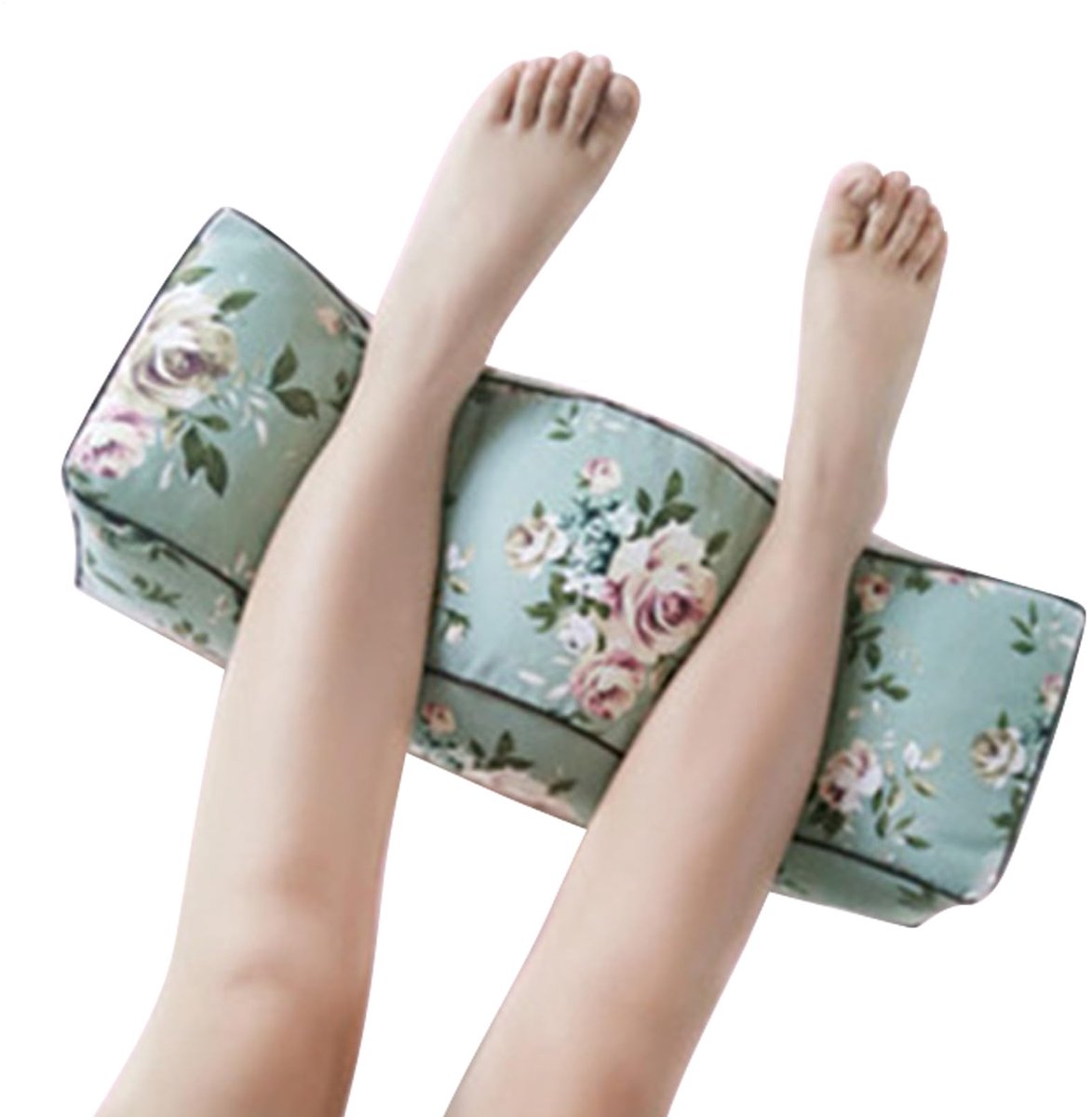 Ondersteuningskussen - Kussen van Een Mix van Polyester en Katoen - Comfortabel Wigvormig Kussen - Leg Raiser - Been Verhoger - Beenverhogingskussen - Ergonomisch zacht kussen