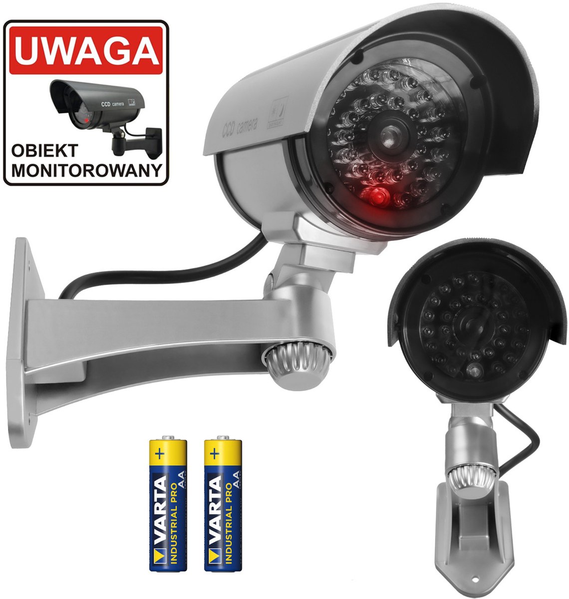 Dummy camera met knipperende LED IR1100 S IR extern + 2x AA batterijen