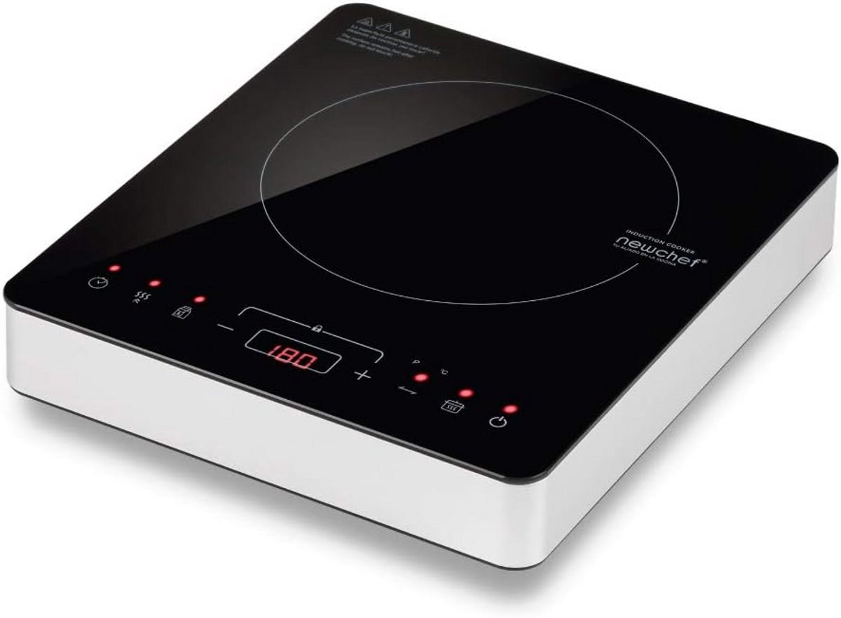 Draagbare Inductiekookplaat met 2000W, Timer en Temperatuurregeling