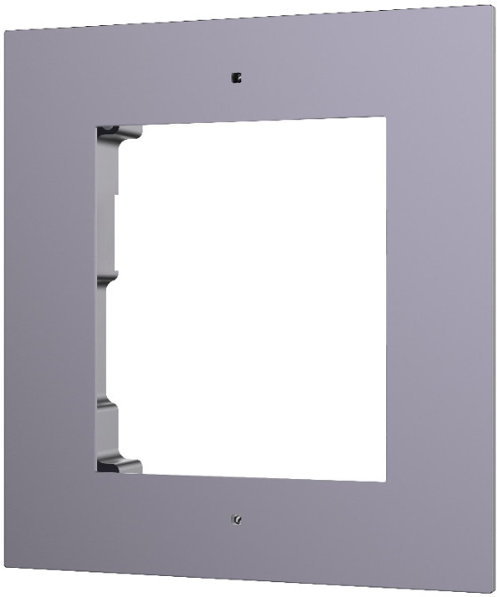 Hikvision DS-KD-ACF1 – Inbouwframe voor Modulaire Intercom – 1 Module – Aluminium Behuizing