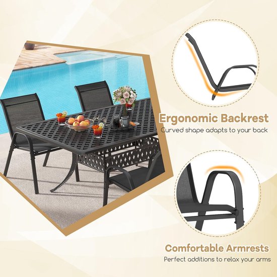 Set van 2 stoelen met zitkussen MARATEA Rotan Natuurlijk