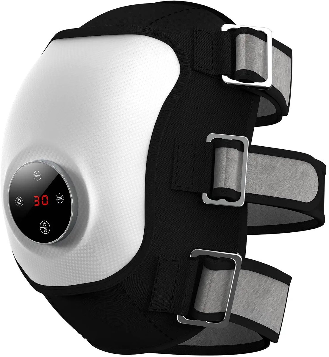 Sensova - Premium Knie Massage Apparaat met Infrarood Verwarming - Slimme Luchtdruk en Trillingen - Draadloze Luxe Knerliie­massage voor Diepe Pijnvchting, Spierherstel - Artritis en Dagelijks Comfort