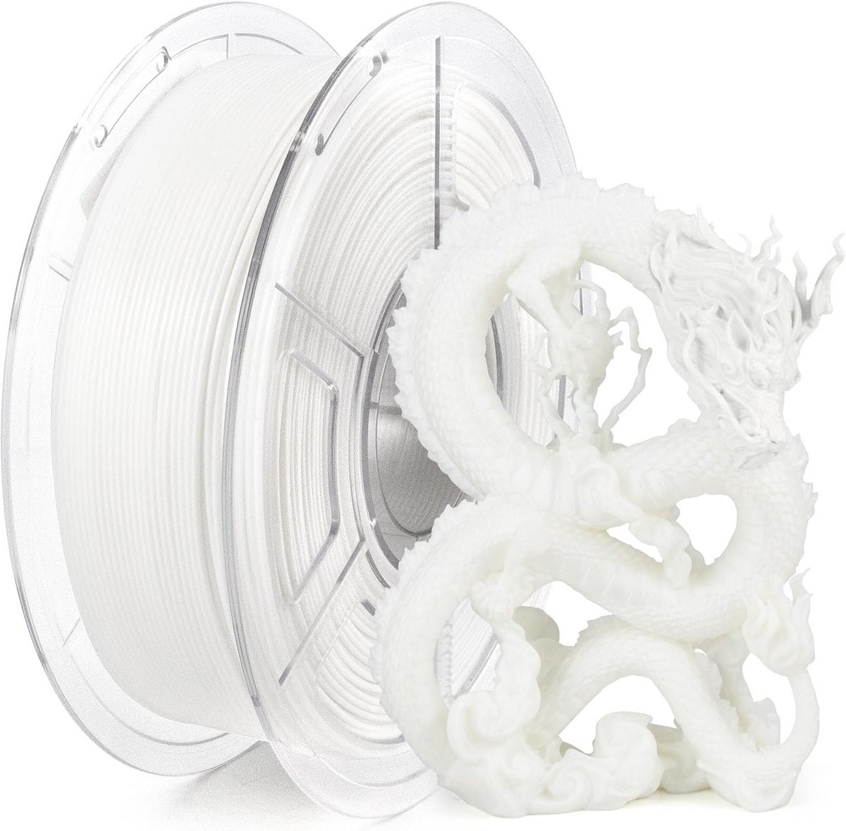 PLA+ Filament 1.75mm Wit 1kg - Hoge Snelheid 3D Printer Filament voor Snellere Prints