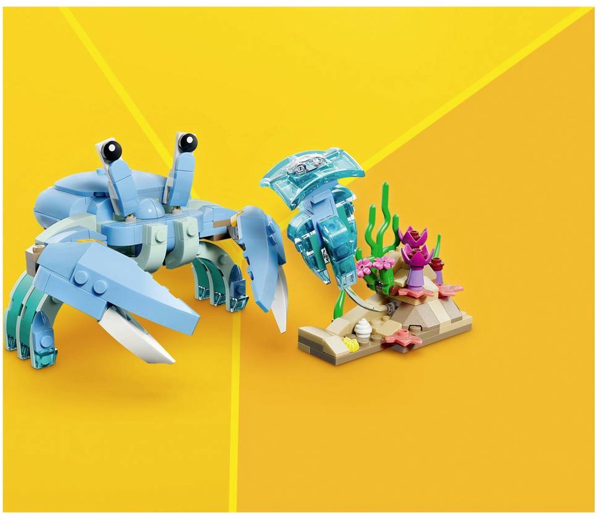LEGO® Creator 3in1 Zeedieren: Prachtige Dolfijnen - Bouw Om tot een Zeepaardje of Krab - 31385 — afbeelding 16