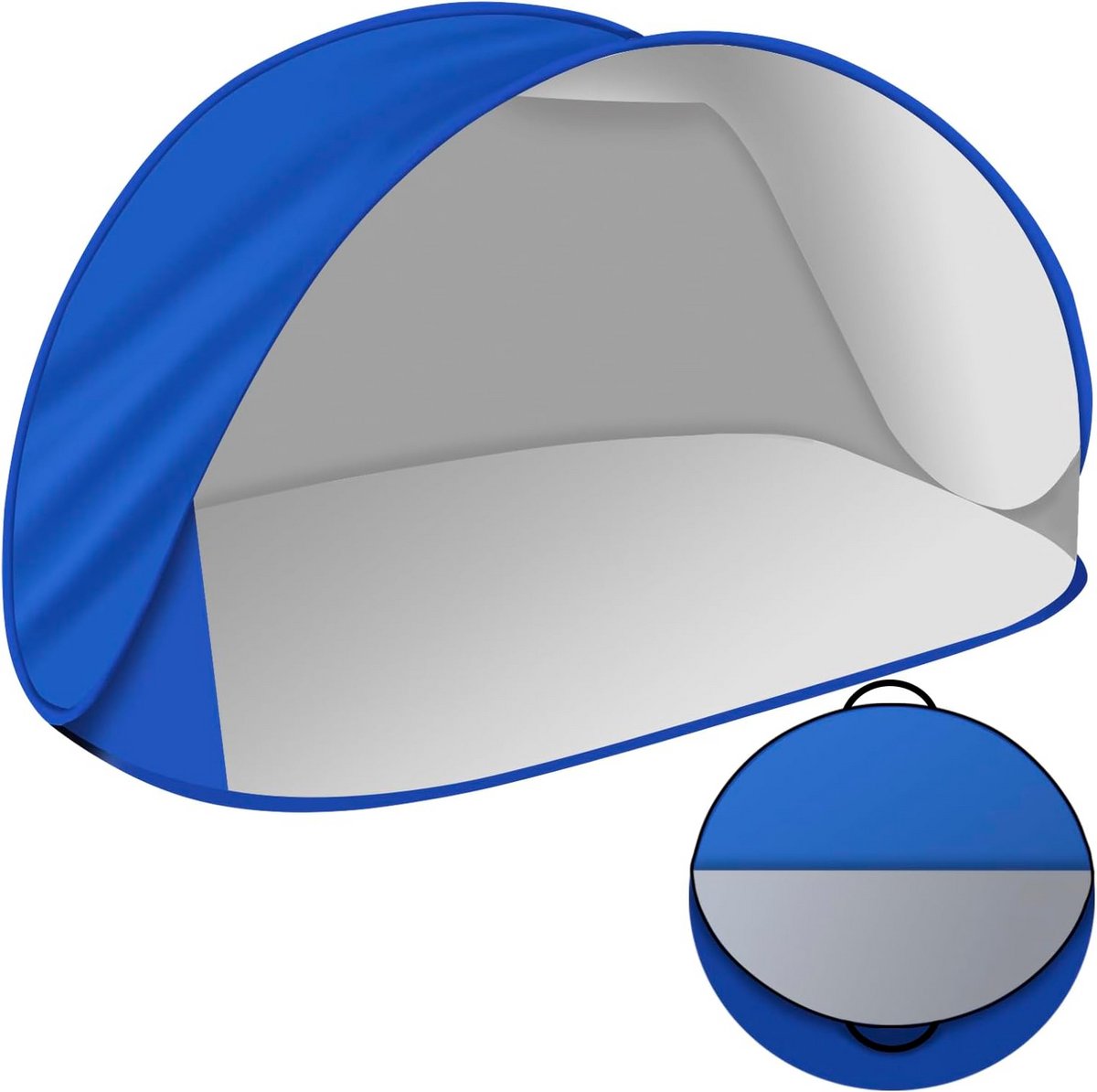 Pop-up Strandschelptent met UV-Bescherming (UV 30) - Snelle Werptent voor Strand, Baby en Familie