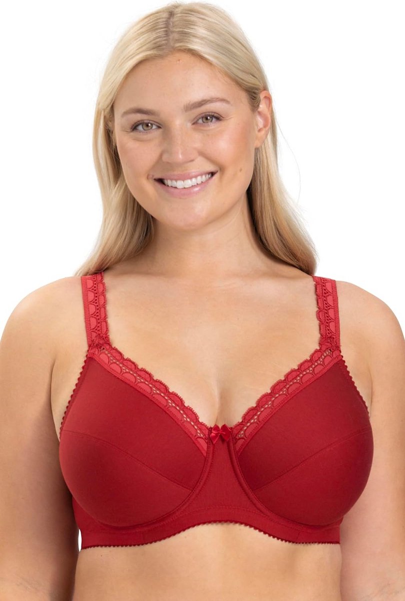 Comfortabele Katoenen Beugel BH voor Dames - Ademend en Naadloos Onder Kleding
