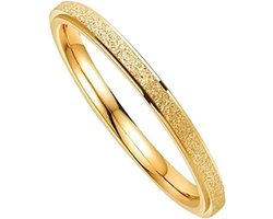 Stapelbare Trouwring Dames in Roestvrij Staal - Elegante en Duurzame Verlovingsring