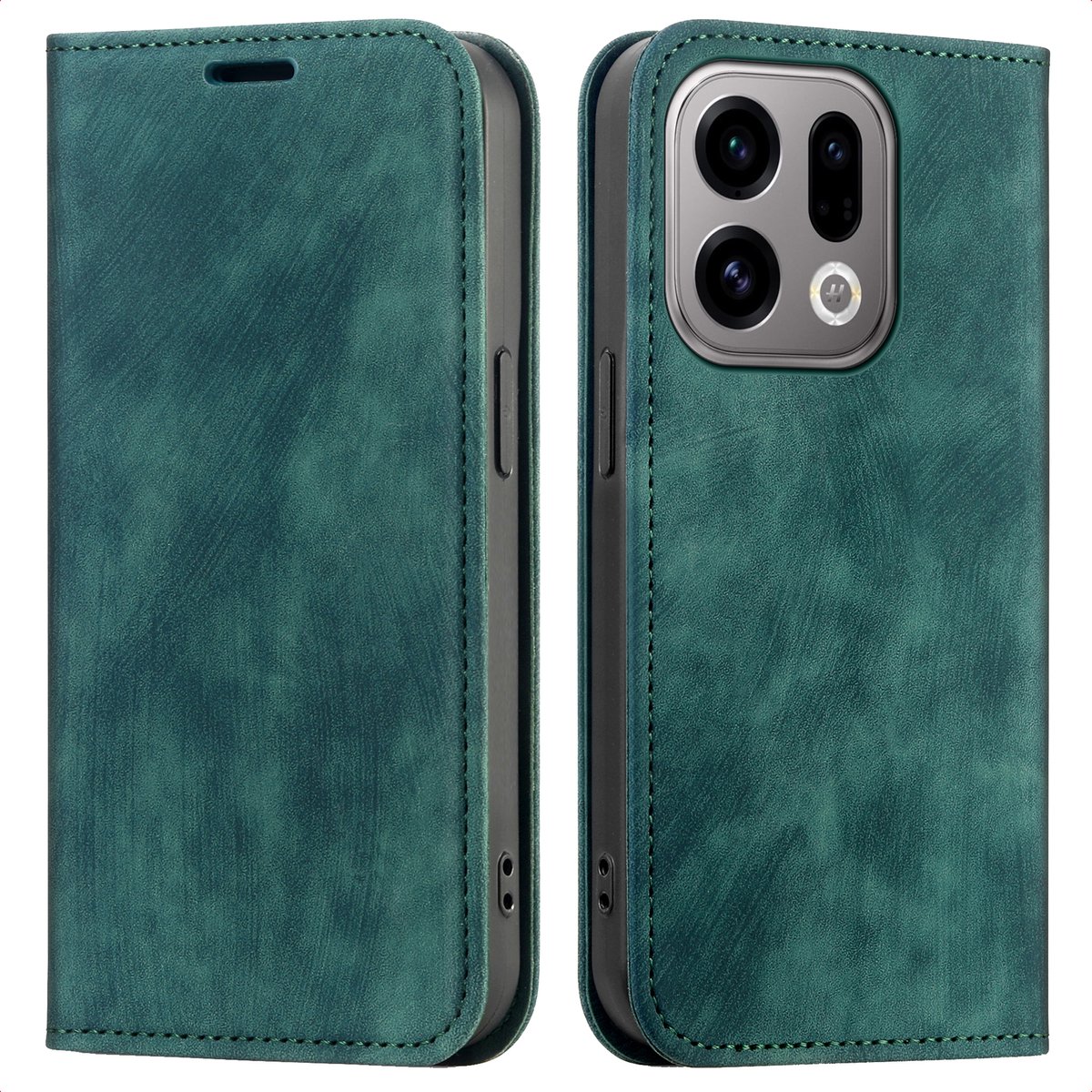 imoshion Hoesje - Geschikt voor Oppo Find X9 - Slim Bookcase - Groen