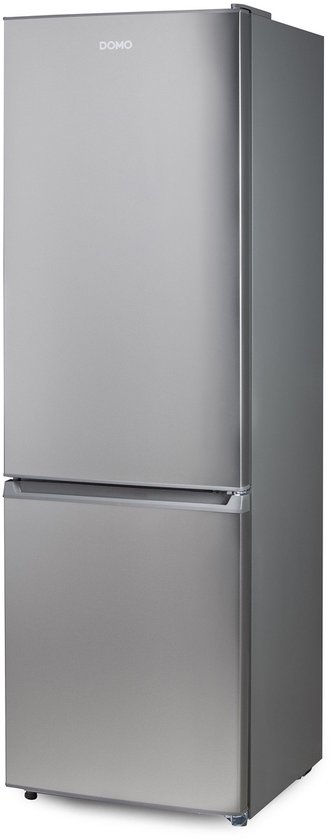 DOMO DO91336C Koelvriescombinatie Inox 310L No Frost Koelkast met Vriezer Energiezuinig C 35dB