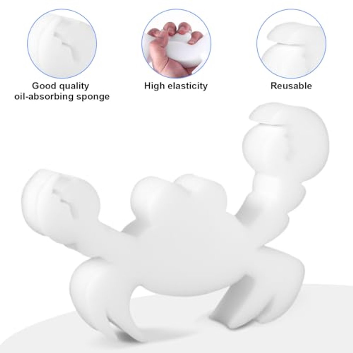 4 stuks schuimabsorberende spons voor bubbelbaden, - afbeelding 3