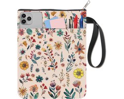 Kleurige Boekhoes voor Bescherming van Boeken en Notitieboeken met Rits en Extra Zak