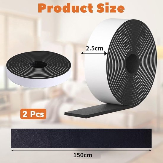 Zelfklevende viltrol voor hobby en bescherming met anti-slip pads voor