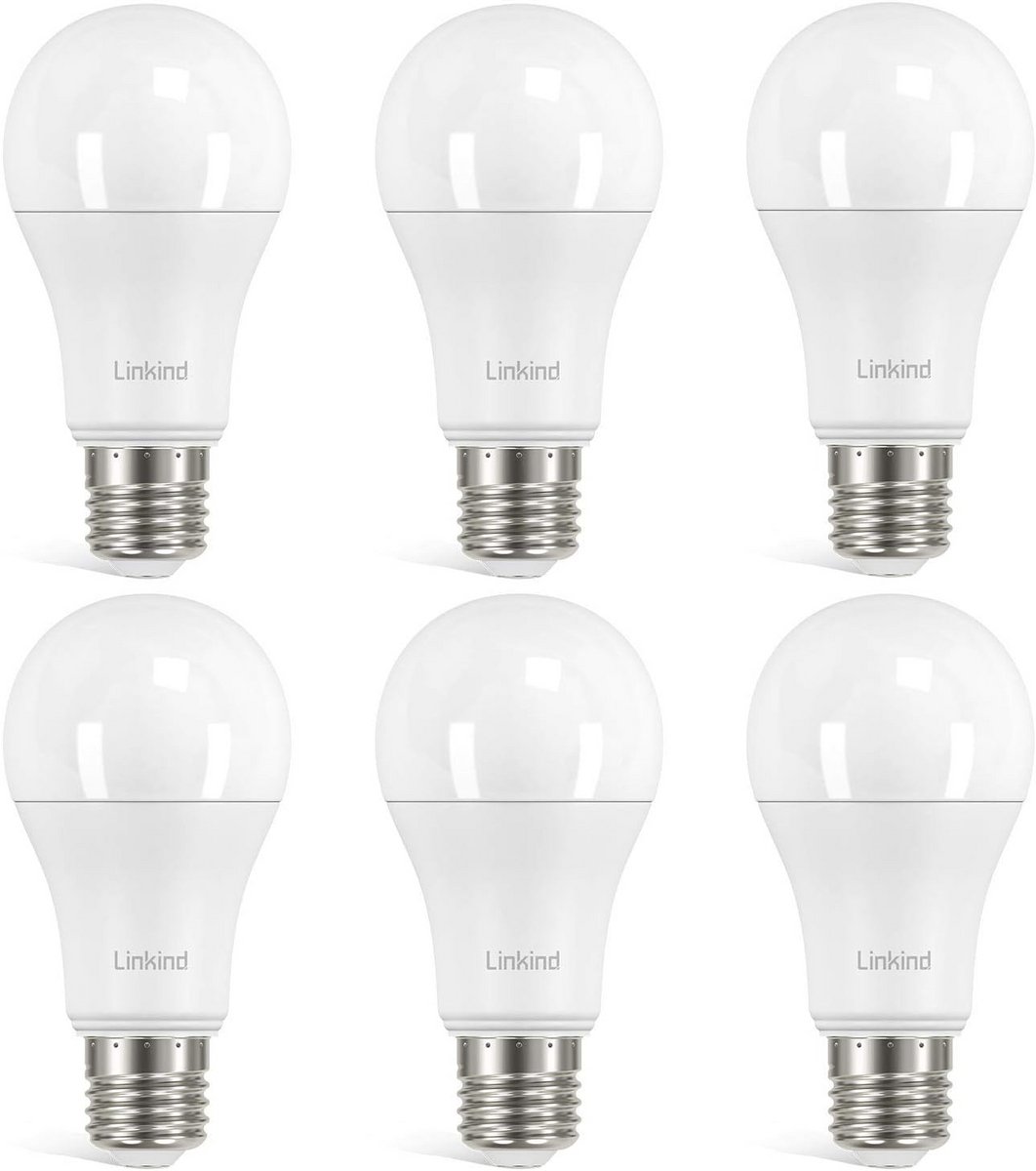 E27 13.7W LED Lamp 100W Equivalent 5000K Daglicht Wit 1600lm, Pack van 6