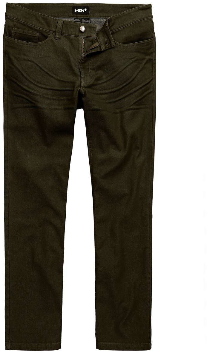 Men Plus - Heren - Broek Buik-Fit 5-Pocket superstretch Regular fit - Dennengroen - Maat 58