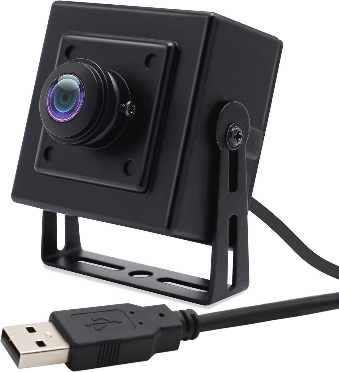 Mini USB-camera 1920x1080 HD Webcam met 180 graden Fisheye en 2MP IMX322 Sensor