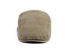 Stijlvolle Flatcap Heren – Vintage Gatsby Pet – Verstelbare Klassieke Newsboy Cap – Legergroen
