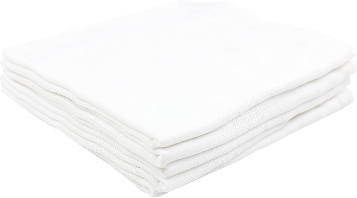 Wasbare Babydoekjes 70x80cm - 5 of 10 Stuks, Kleurige Motieven