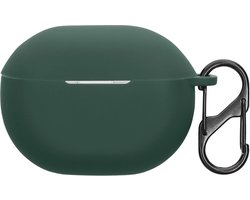 Trendy beschermhoes voor draadloze oordopjes - Donkergroen - Compatibel met SoundPeats Air 4 Pro