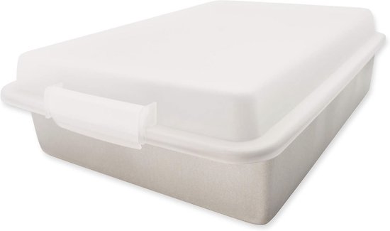 NUTRIUPS Diepe glazen ovenschaal, 30 x 20 x 7,5 cm - glazen ovenvorm, rechthoekige lasagnevorm, ovenvast helder glas (3. 5 l NUTRIUPS Diepe glazen ovenschaal, 30 x 20 x 7,5 cm - glazen ovenvorm, rechthoekige lasagnevorm, ovenvast helder glas (3. 5 l